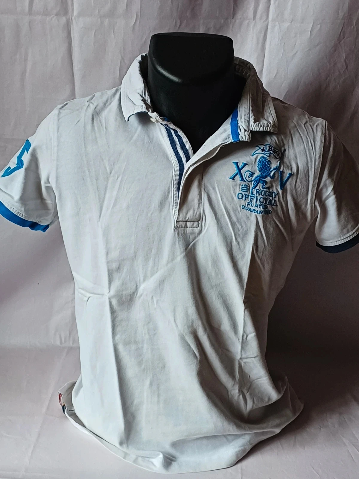 Polo serge blanco taille S